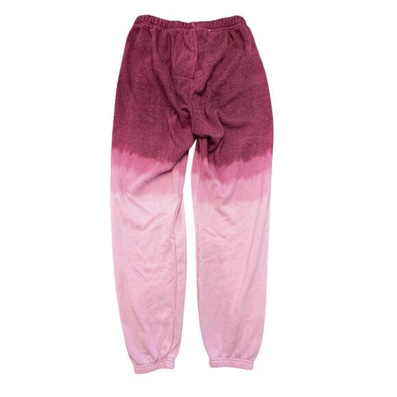 Aviator Nation Faded Berry Ombre Logo Jogger Track Sweat Pants XS - Picture 2 of 5